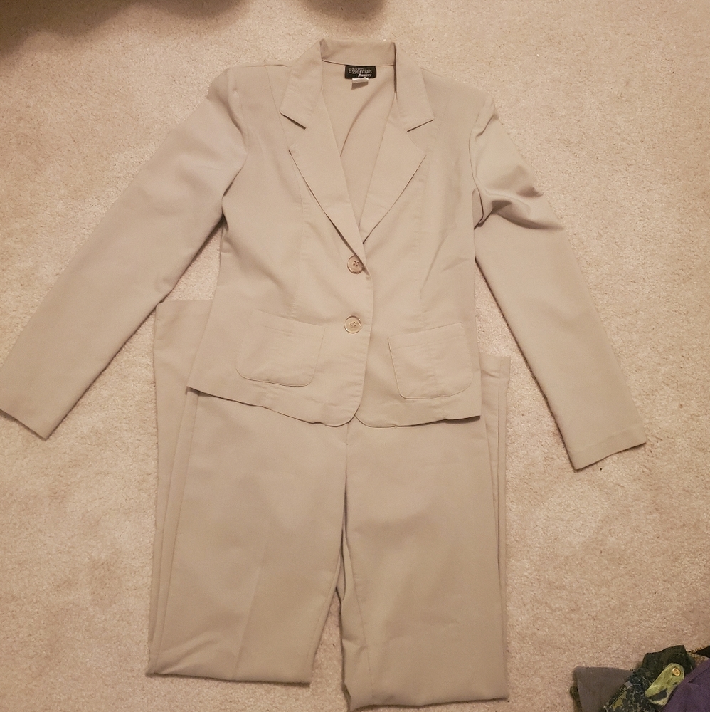 Tan Pants Suit juniors